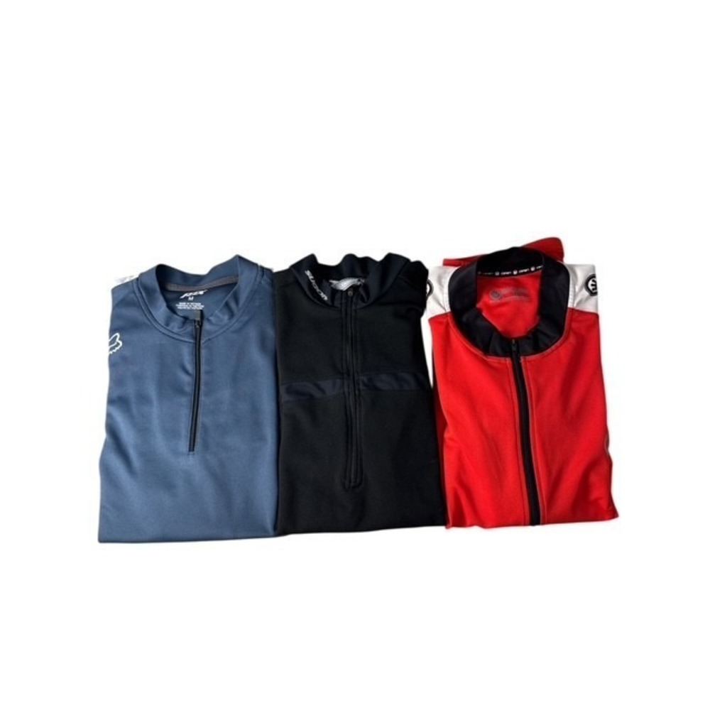 Mens Cycling Jersey Bundle Medium Canari Sugoi Fox Racing Performance Activewear